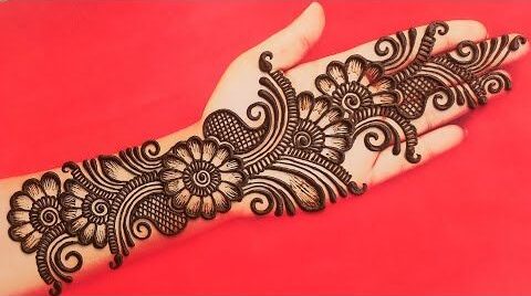VALENTINE DAY MEHNDI DESIGN ARABIC