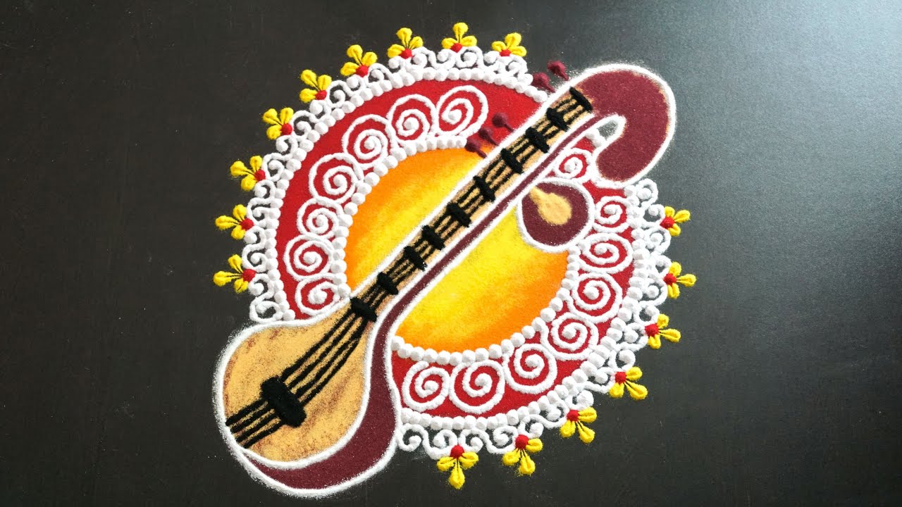 Basant Panchami Special Rangoli