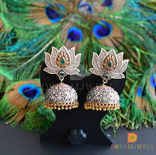 Lotus Design Jhumka