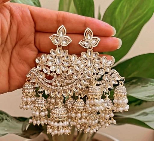 Stone Heavy Earrings