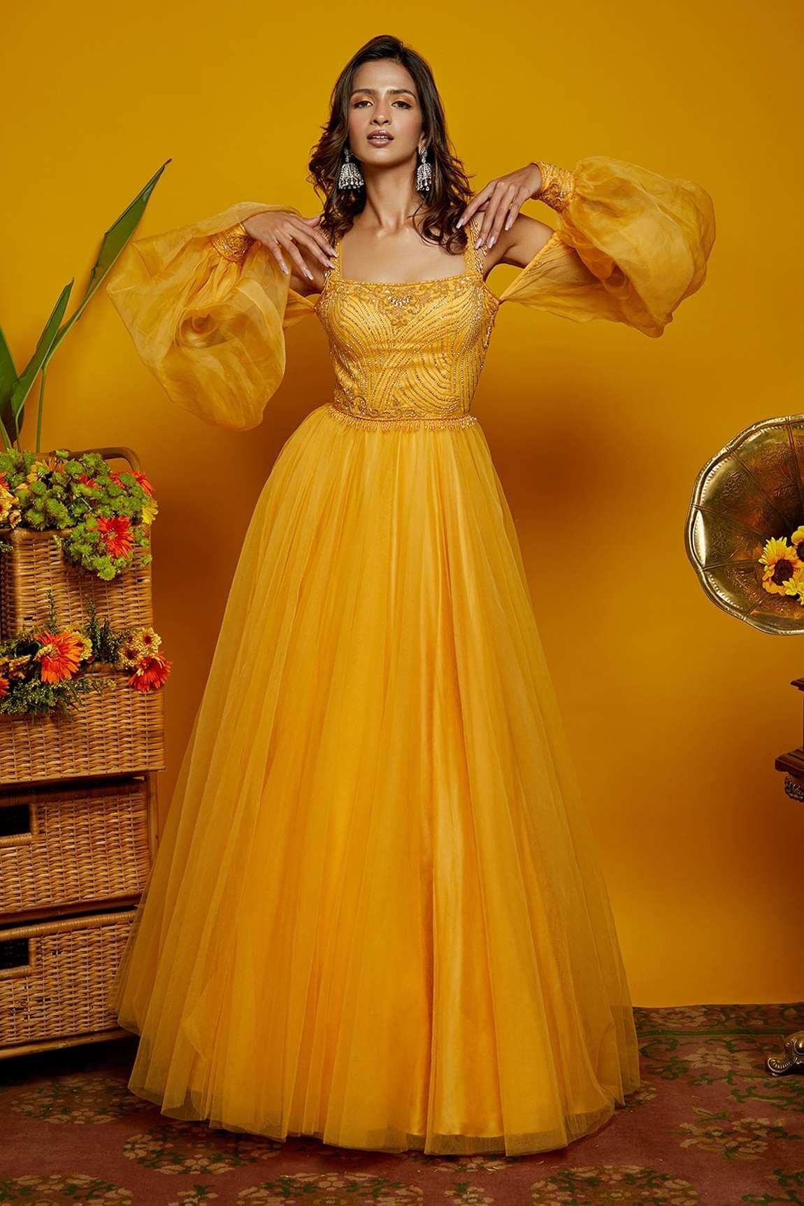 Voluminous Puff Sleeves Design