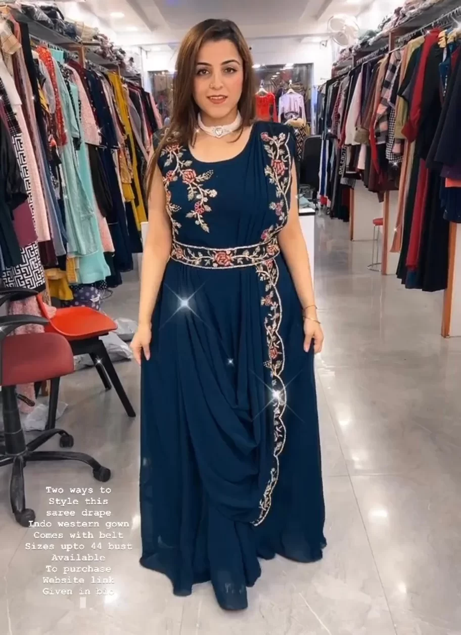 साड़ी गाउन