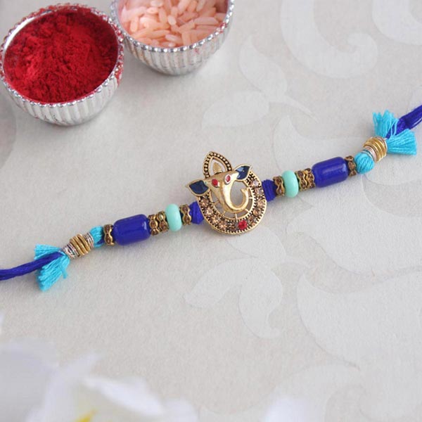 Ganesh Theme Rakhi for Raksha Bandhan