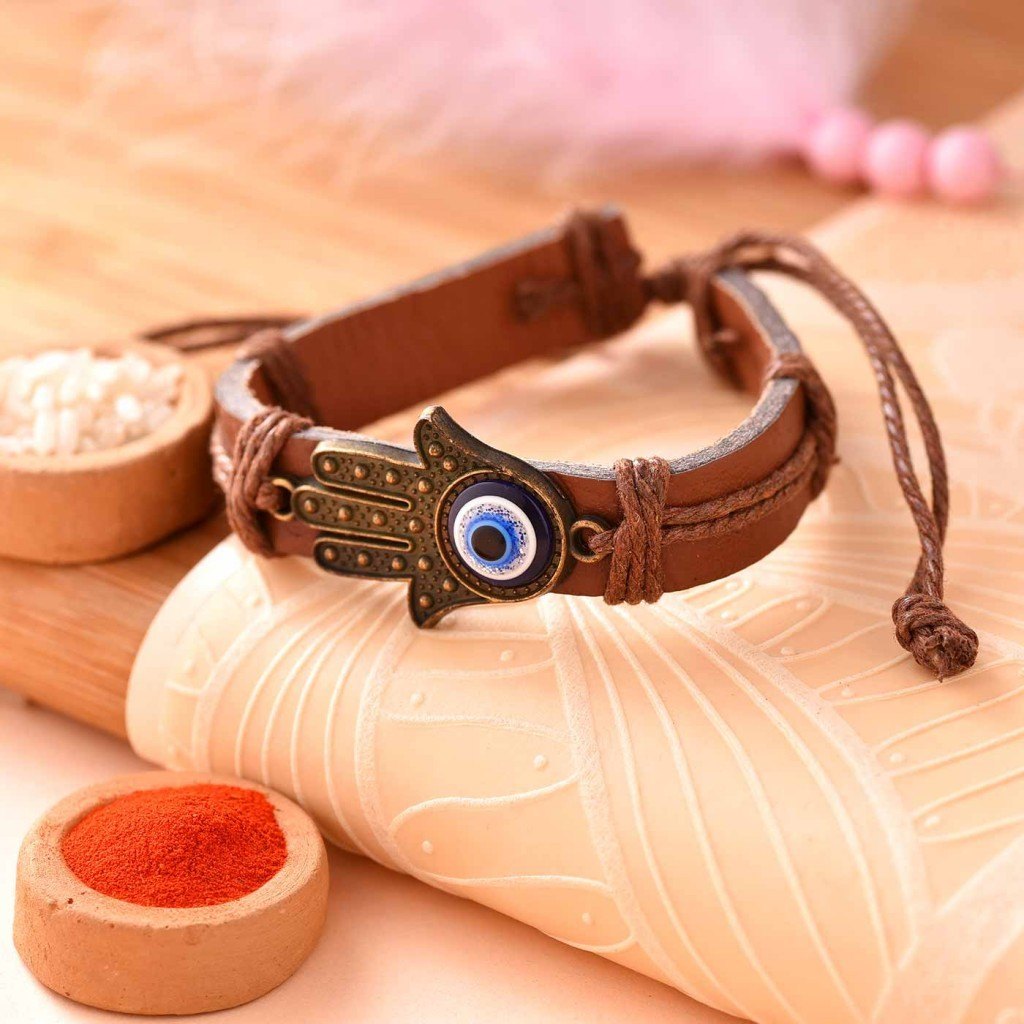 Leather Rakhi