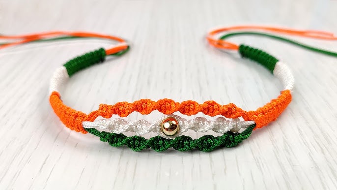 Tricolor Bracelet for Independence Day