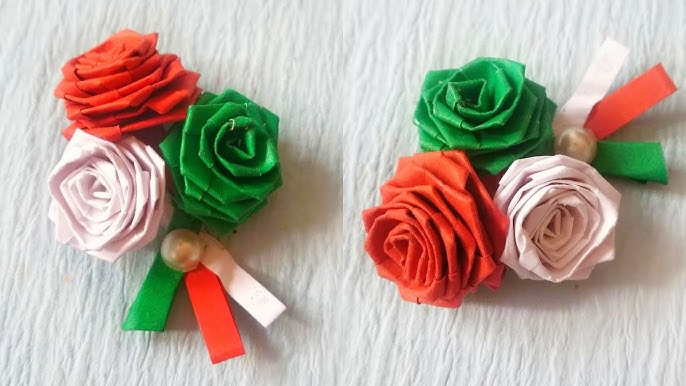 Tricolor Bronch for Independence Day