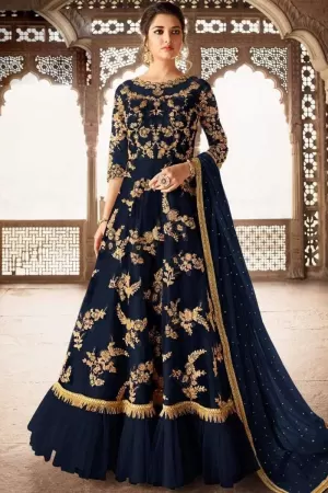 anarkali suits dark colour