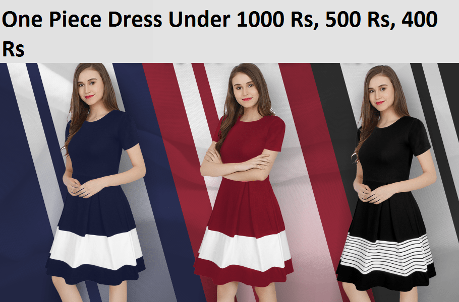 one piece dress below 500
