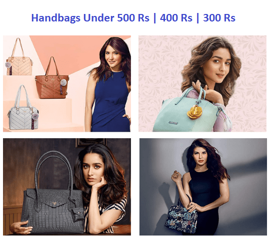 ladies handbags below 500