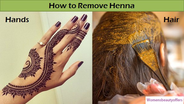 How to Remove Henna from Hands and Hair?