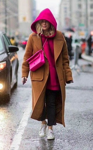 Womens Coats over hoodie For Winter