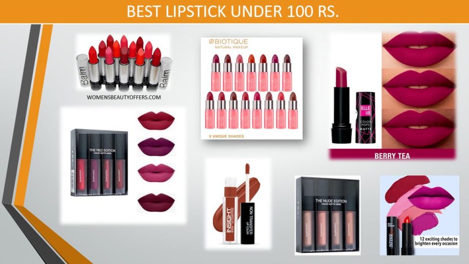 13 Best Lipstick Under 100 Rs – Liquid Lipstick Shades Under 100 INR