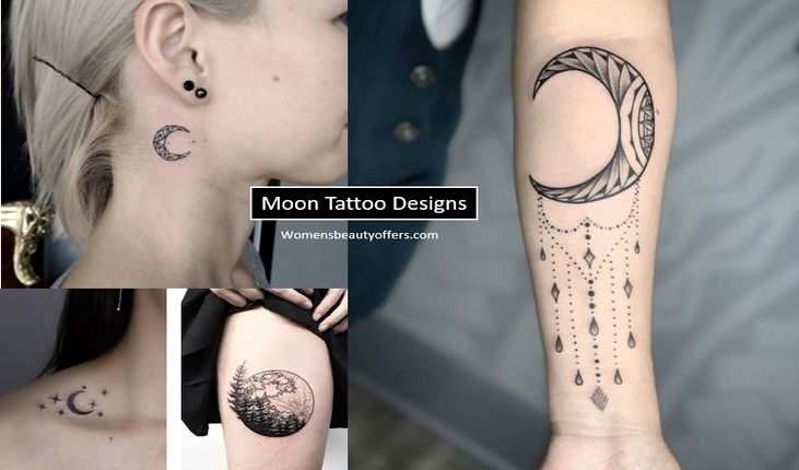 10 Best Moon Tattoo Designs And Moon Tattoo Meaning