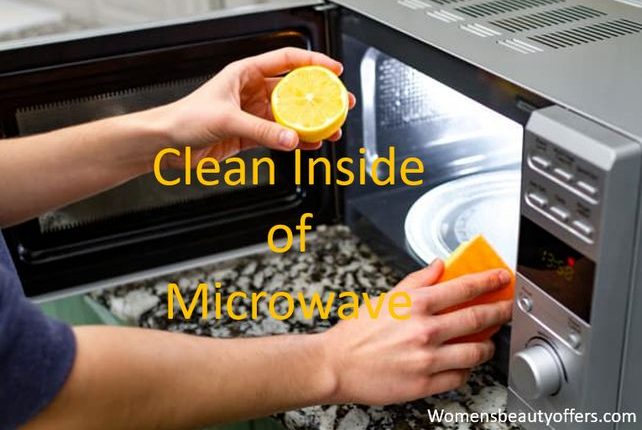Clean Inside of Microwave