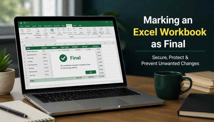 Marking an Excel Workbook as Final