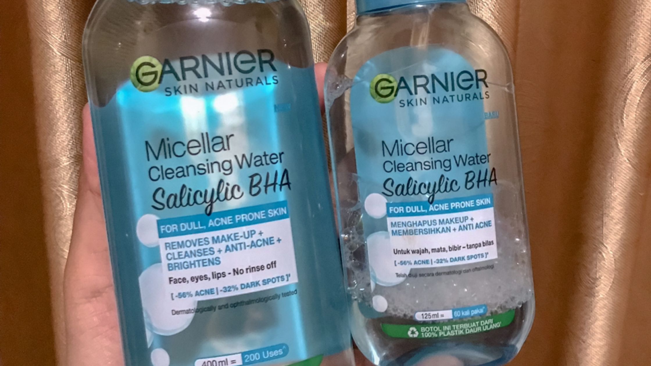 Garnier micellar water salicylic BHA review Everything you need to know