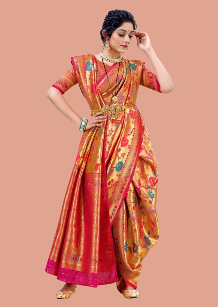 Kanjivaram Nauvari Saree