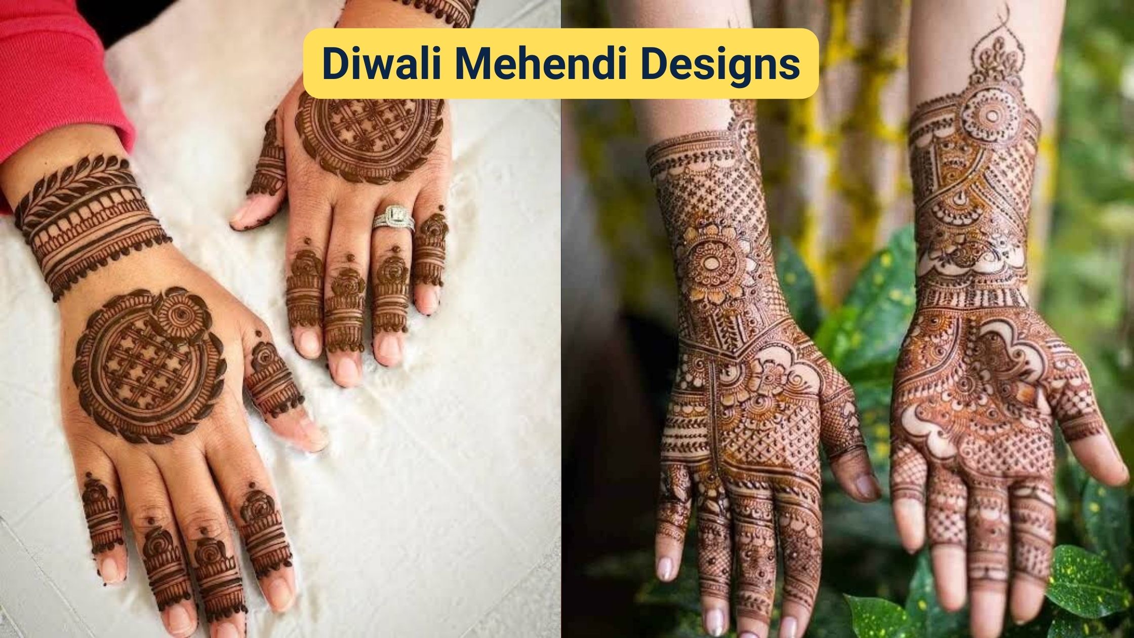 Best Diwali Mehndi Designs - Simple Arabic Mehndi Designs for Diwali
