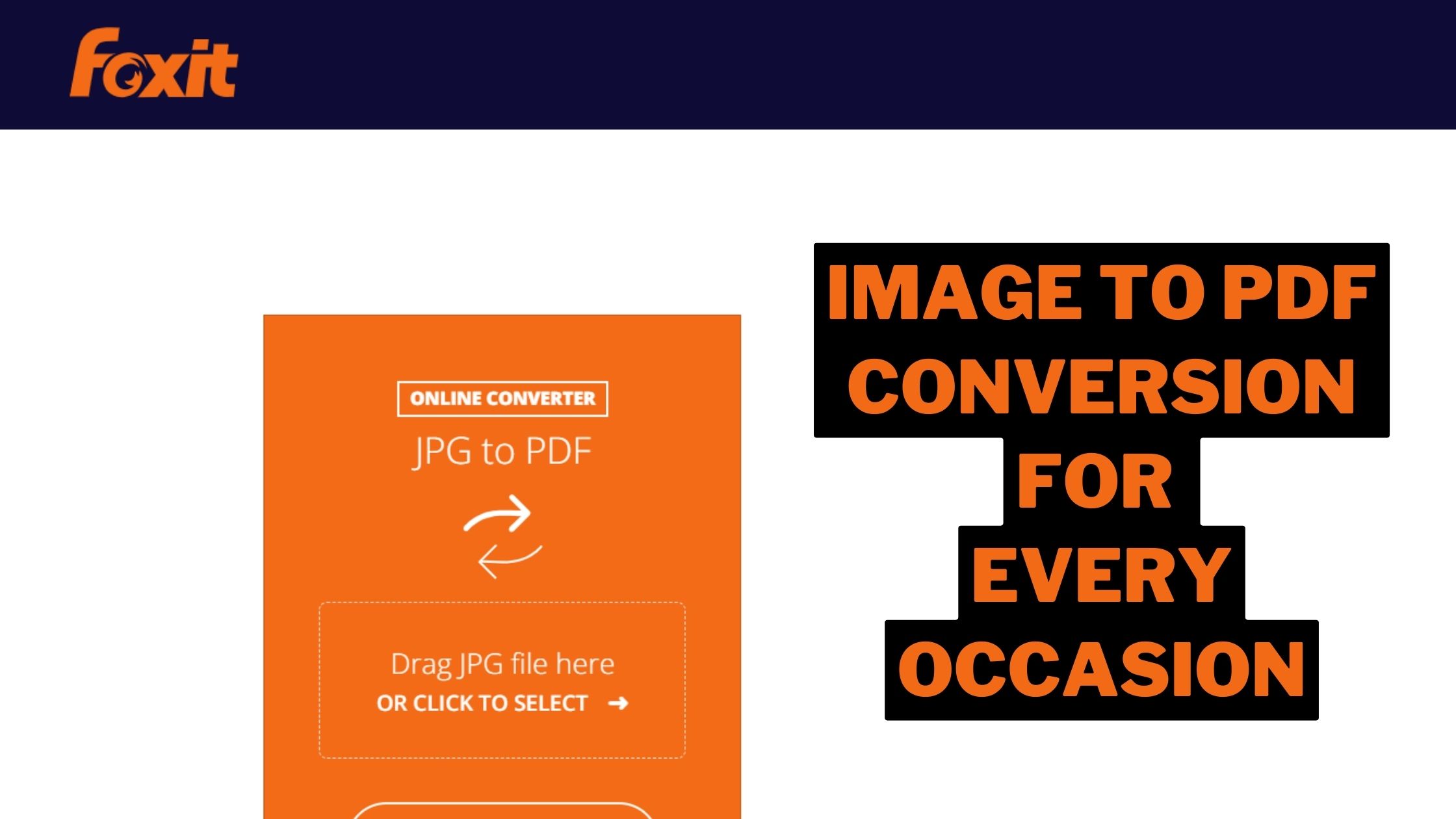 Image to PDF Conversion for Every Occasion