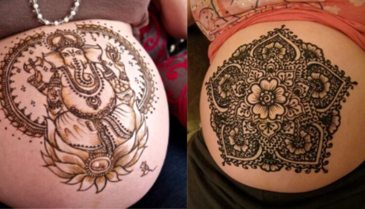 Top 10 Most Beautiful Belly Henna Designs