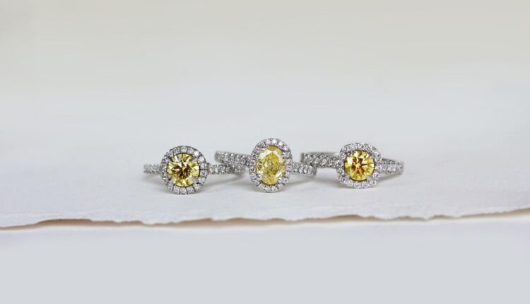 Yellow Vintage Diamond Ring