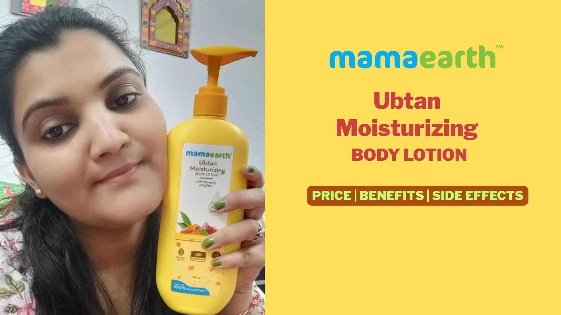 Mamaearth Ubtan Lotion Review Online