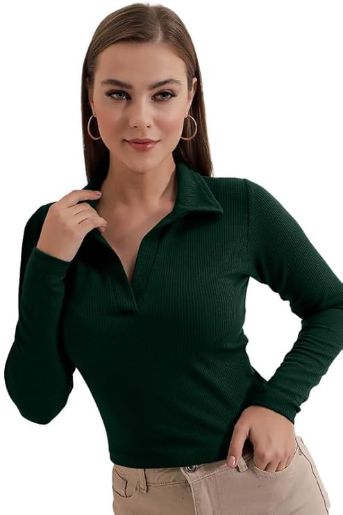 Ladies Tops Under 200 Moss Green
