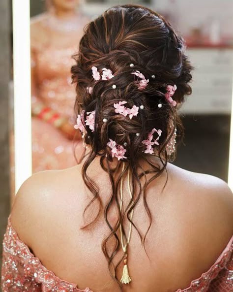 Floral Braided Bun