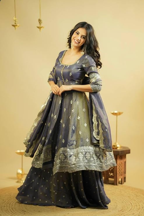 Shimmer Silk Lehenga Set