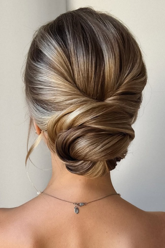 Twisted Low Bun